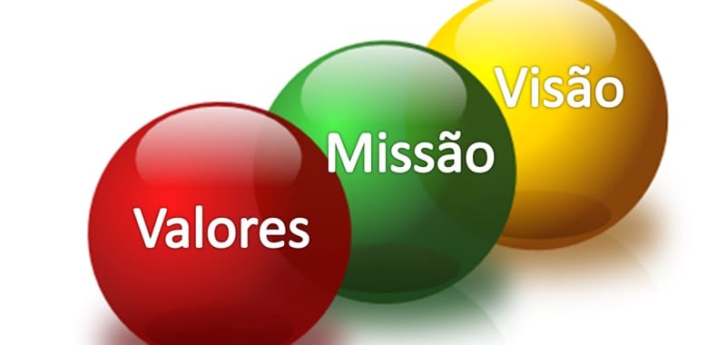Missão, visão e valores